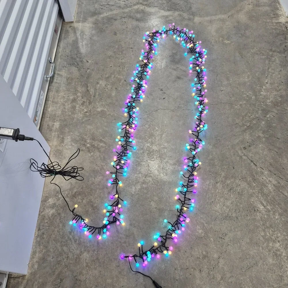 Pastel String Lights Multicolor Indoor Outdoor 11ft Set Tested